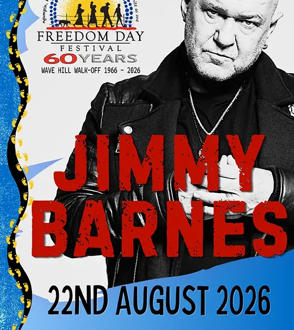 Gurindji Freedom Day Festival 2026 Announces Jimmy Barnes to Headline